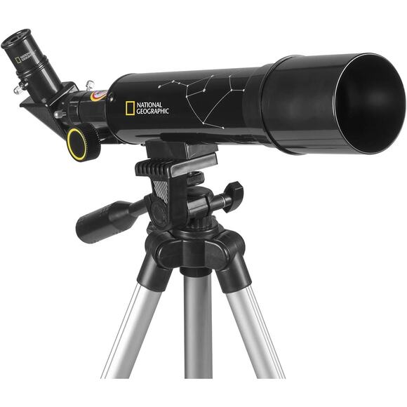 National Geographic 50mm Refractor Telescope for Kids w/ Eyepieces Mount Tripod - Picture 1 of 13